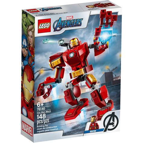 Paniate Lego Marvel Mech Iron Man 76140