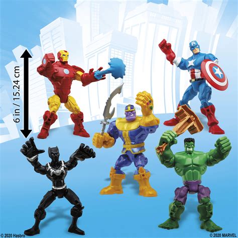 Hasbro Marvel Super Hero Mashers Battle Mash Collection Pack Includes