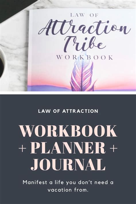 Law Of Attraction Workbook Planner Journal Law Of Attraction Law