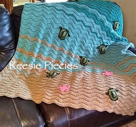 Ravelry Sea Turtle Blanket Pattern By Reesie Piecies