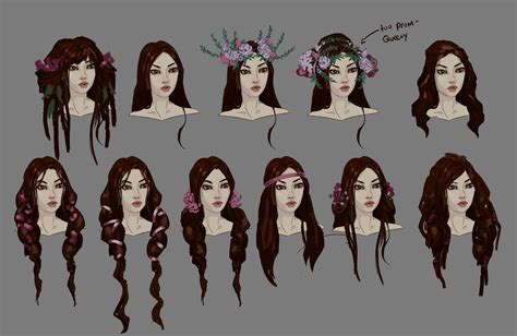 Narrative Character Tutorial Lady Of The Flowers Part 1 · 3dtotal
