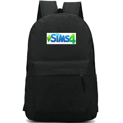 The Sims 4 Backpack Simulate Life Daypack Play Schoolbag Rucksack Game