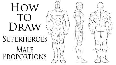 how to draw superheroes male proportions robert marzullo skillshare