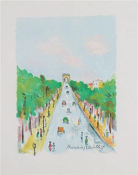 Sold Price Maurice Utrillo 1883 1955 Larc De Triomphe Et Les Champs