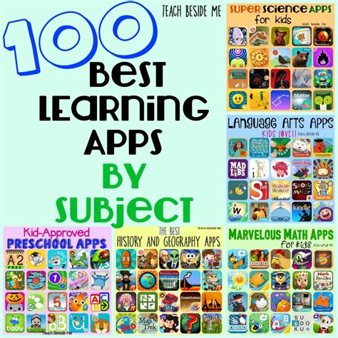 100 Best Learning Apps By Subject Teach Beside Me