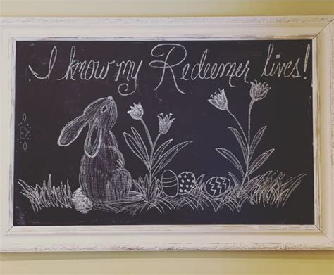 Easter Bunny Chalkboard Art Easter Chalkboard Easter Chalkboard Art