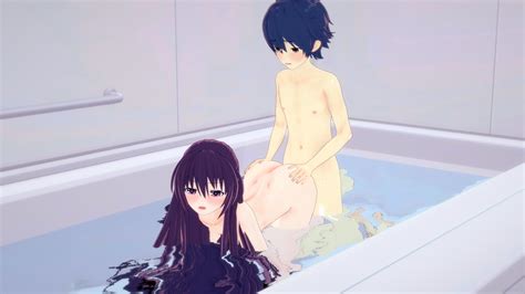 Rule 34 Bath Bathroom Date A Live Itsuka Shido Koikatsu Male Sex