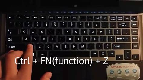 Try the shortcut key to adjust brightness. How to light up the laptop's keyboard - YouTube