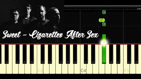 Cigarettes After Sex Sweet Piano Tutorial Accords Chordify