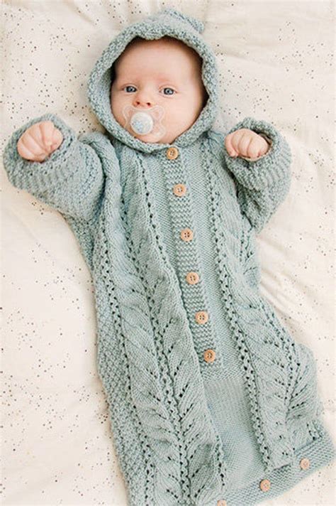 Baby cocoon on a loom. Knitting Pattern Baby Sleeping Bag Cocoon Sleep Sack ...