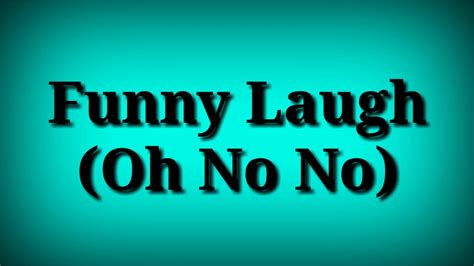 Funny Laugh Oh No No Sound Effects No Copyright Free Download