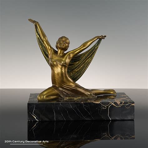 P Sega Art Deco French Bronze Sculpture Circa 1925
