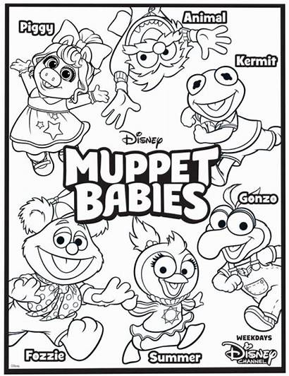 Muppet Coloring Babies Pages Disney Muppets Junior