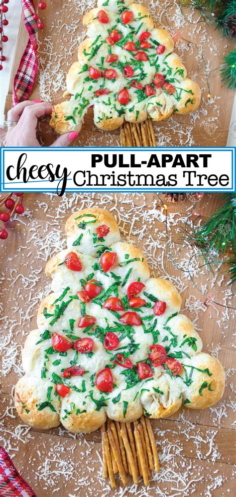 Just mix ricotta and parmesan with a few additional ingredients, shape, and then boil for an impressive. Easy Cheesy Christmas Tree Shaped Appetizers : Cheesy Christmas Tree Bread | Recipe | Christmas ...