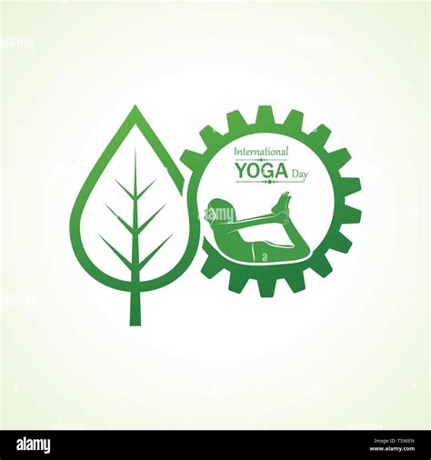 Illustration Of Woman Doing YOGASAN For International Yoga Day On 21st