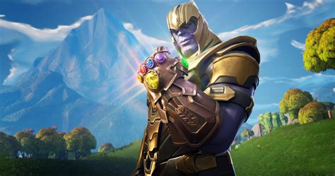 Thanos In Fortnite Battle Royale Hd Games 4k Wallpapers Fortnite