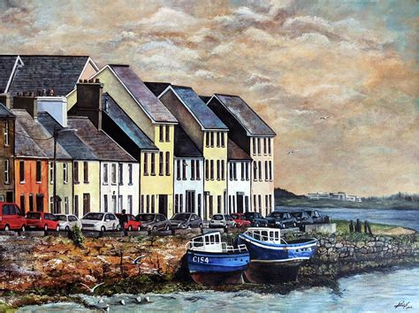 The Claddagh Of Galway Painting By Brian Normandeau Fine Art America