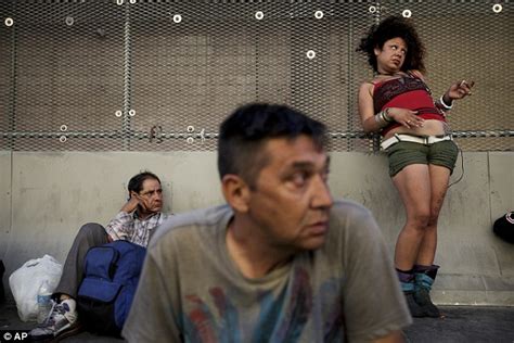 Life On Skid Row Where Homeless Fight Their Demons Of Drug Addiction