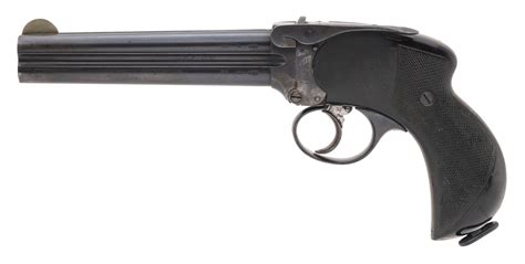 Charles Lancaster 4 Barrel Howdah Pistol 455 Caliber Ah8167
