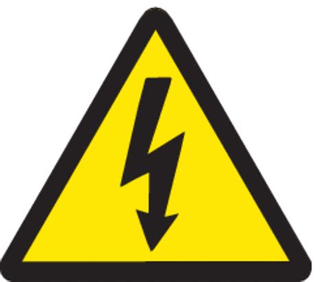 Brady Warning Label Sign Format Other Format Electric Hazard Symbol