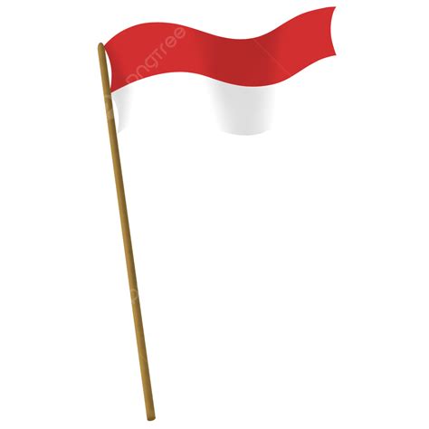 Ilustrasi Bendera Merah Putih Indonesia Hari Kemerdekaan Indonesia Agustus Bendera