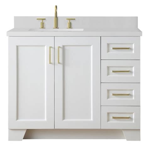 Uvsr0213l36 out of stock eta 8/10/2021 36 inch single sink bathroom vanity with choice of top $1,267.00 $975.00 sku: Ariel Taylor 43 in. W x 22 in. D Bath Vanity in White with ...