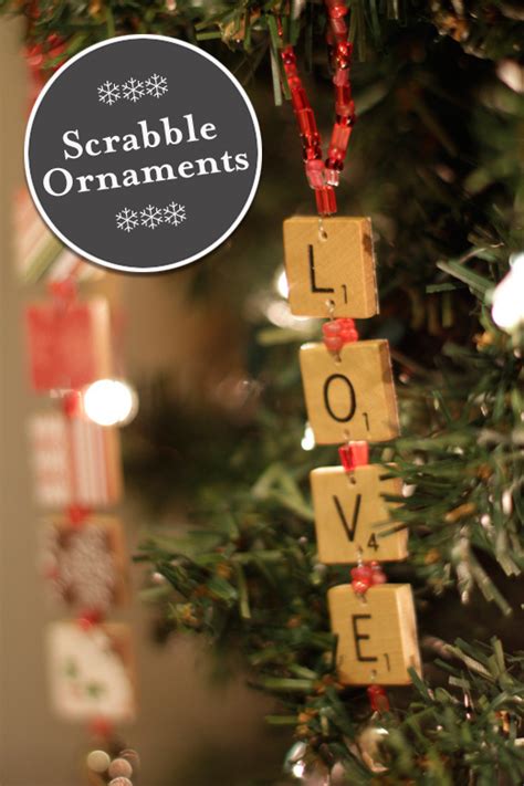 Things That Are Pretty Scrabble Ornaments And A Christmas Collaboration
