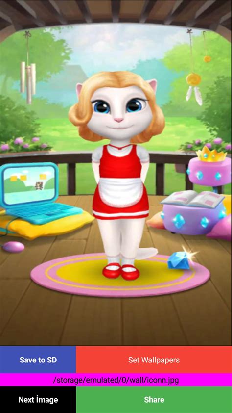 Enjoy a pet cat without ever changing a litter box!. My Talking Angela Wallpapers HD for Android - APK Download