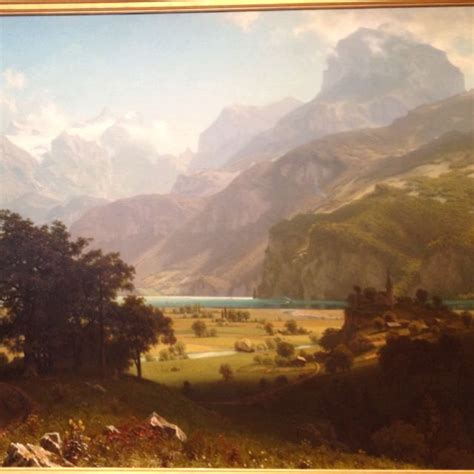 Lake Lucerne In Switzerland By Albert Bierstadt At The National Gallery
