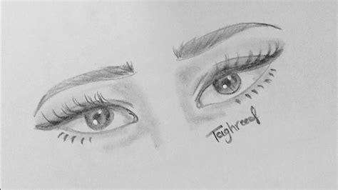 How To Draw Cute Eyes Step By Step Easy Pencil Drawing Pencil