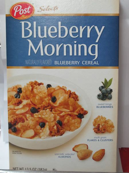 Cereal Blueberry Morning