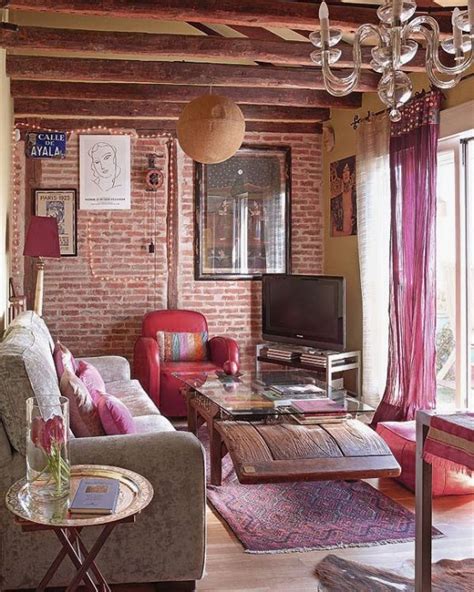 51 Amazing Bohemian Living Room Designs 51 Bohemian