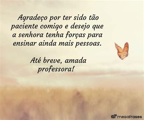Cartão De Despedida Para Professora