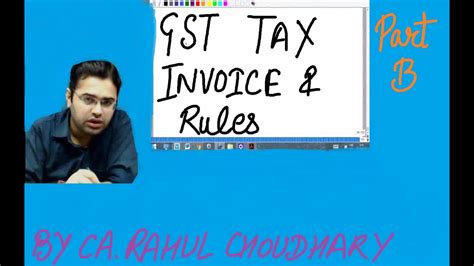 Gst Chapter Tax Invoice Debit And Credit Notes Eway Bill By Ca Rahul