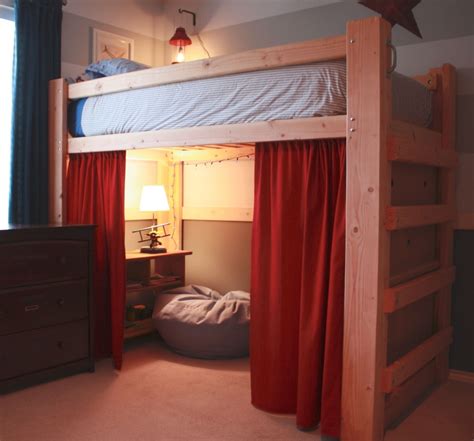 Diy Loft Bed Plans Full Size Slide Share