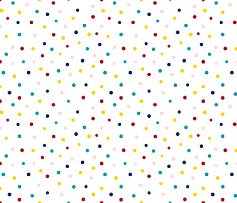 Dots Makeup Coordinate Colorful Polka Dot Coordinate Fabric