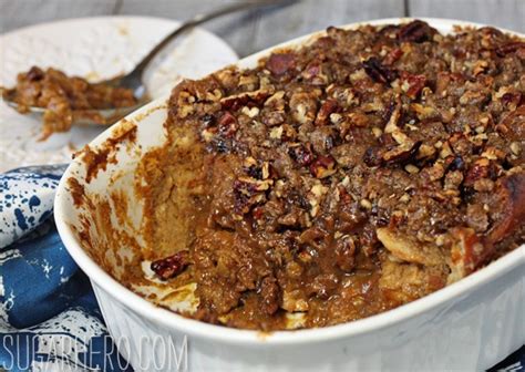 Pumpkin Praline Bread Pudding Sugarhero