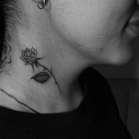 Discover 77 Rose Tattoo On The Neck In Eteachers