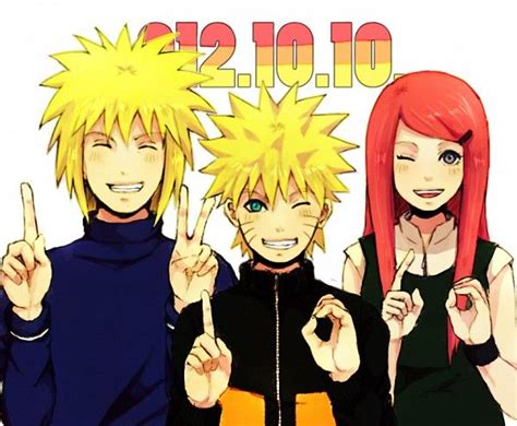 Naruto Minato And Kushina Naruto Anime Uzumaki Family