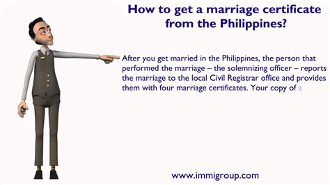 Currently, the sma does not support generating a certificate locally. How to get a marriage certificate from the Philippines ...