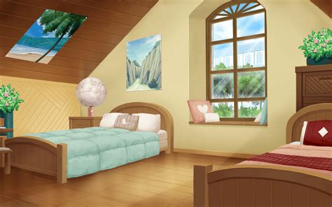 Anime Kids Room Background Anime Bedroom With Tv Background Tons Of
