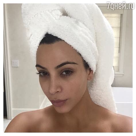 Ким Кардашьян опубликовала фото без макияжа 7Днейру