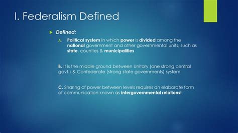 Unit 3 Federalism Chapter Ppt Download