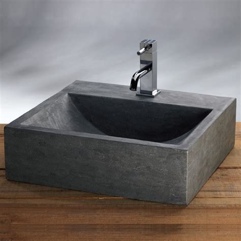Modern Stone Wash Basin Bluestone Sink Ms0019