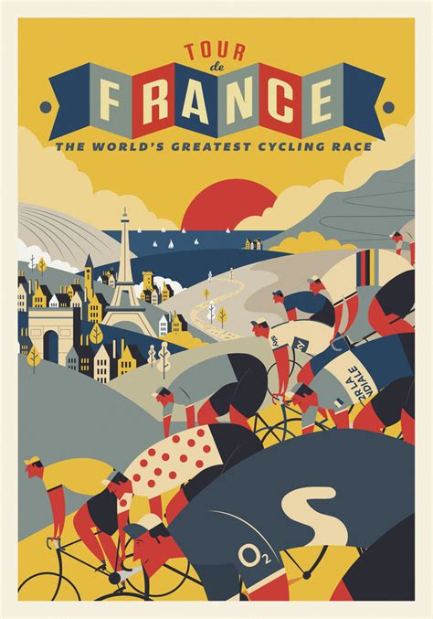 Tour De France Art Print By Neil Stevens King And Mcgaw