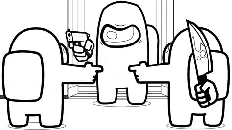 Among Us Coloring Pages Among Us Coloring Pages Print Or Download For