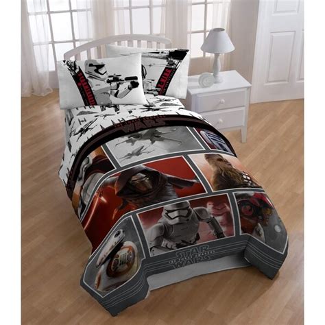 Shop Star Wars Ep7 Live Action Red Reversible Twin Comforter Free