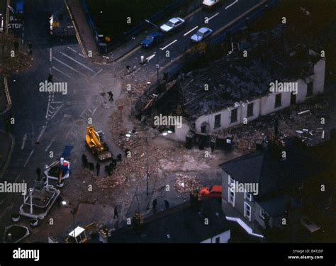 Enniskillen Bomb Attack November 1987 Aerial View Of Damage Remembrance