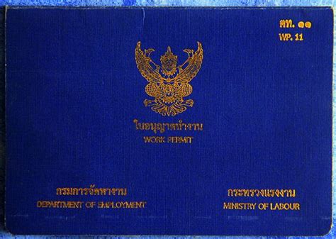 Thai Work Permit Permit Thailand Work