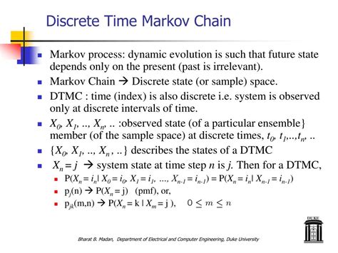 Ppt Ee Cps Discrete Time Markov Chain Dtmc Powerpoint Presentation Id